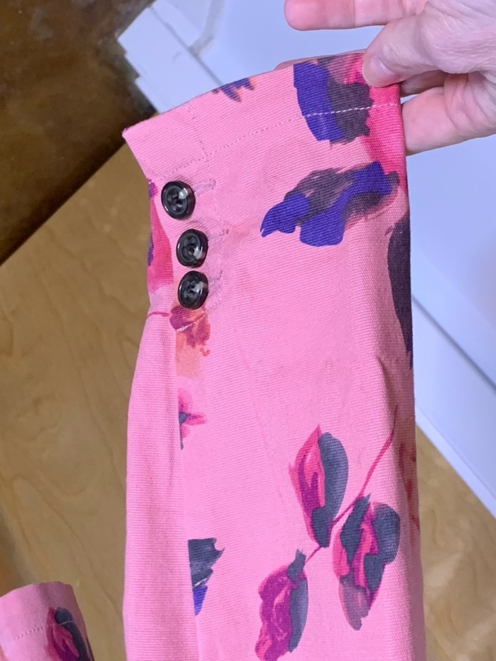 Cabi Floral Pink Blazer Jacket - Picture 6 of 7